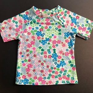 Floatimini Floral Rash Guard Size 5